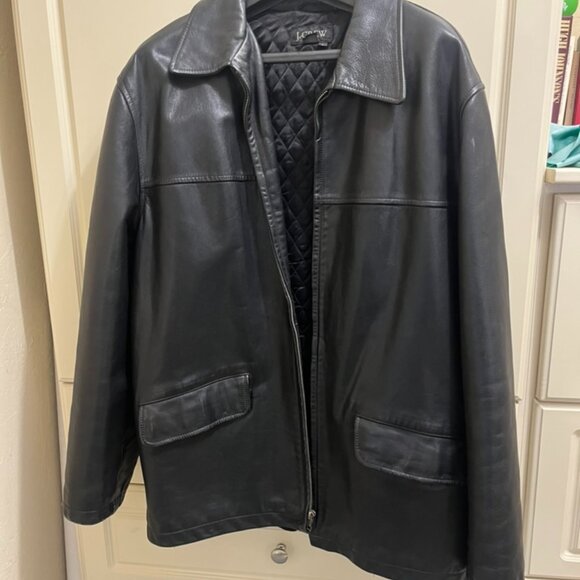 s*o様 90s j.crew real leather car coat 90´s j.crew レザー カーコート